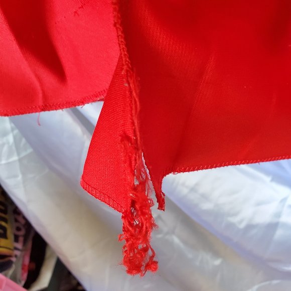 Red Varsity pleaded skirt - Picture 4 of 7